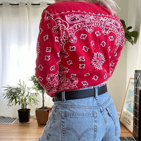 Bandana Print Shirt - Picture 6 of 8